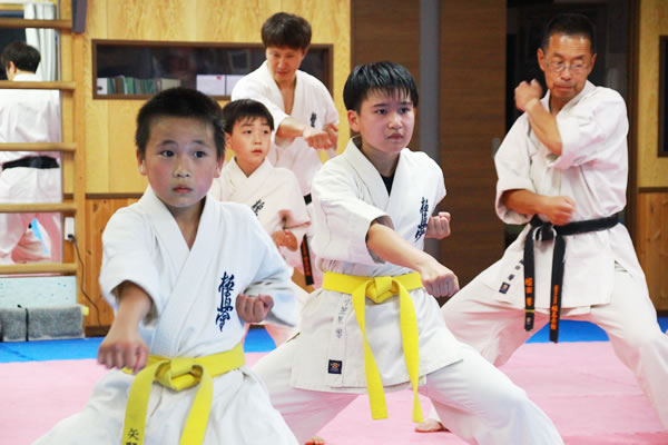 移動稽古の写真